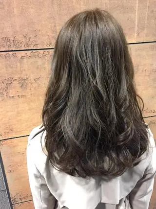 セミロング カラー 撮影モデルさん募集 渡邊直幸のヘアスタイル