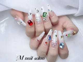 ネイル M🌷nail 長さだし専門店のネイルデザイン