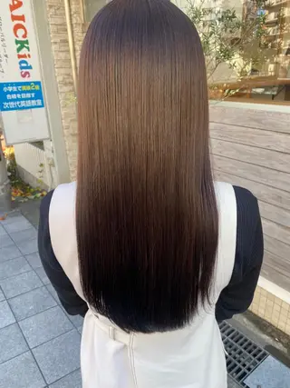 ロング カラー 髪質改善 大内翔太のヘアスタイル