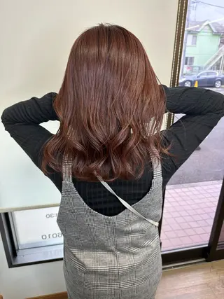 ミディアム ブリーチカラー🫧 森　凪沙のヘアスタイル