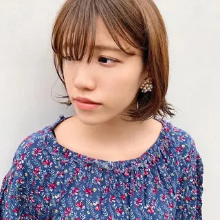 ショート カラー 中川 竜誠のヘアスタイル
