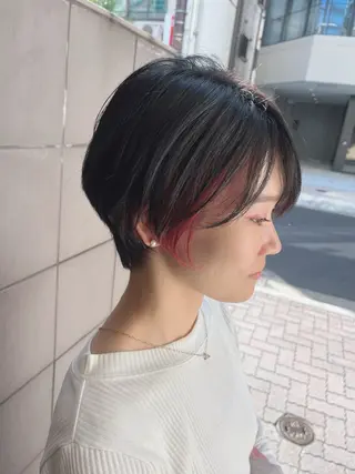 ショート カラー 美髪矯正✨🌷関 郁美🌷のヘアスタイル