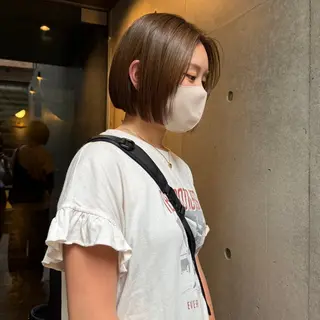 ショート ボブパーマ🥣KON コンナツミのヘアスタイル