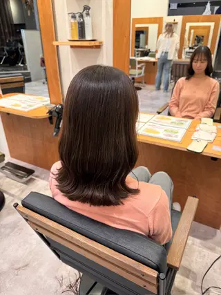 ミディアム カットモデル𓍲横堤 🫧秋積日向のヘアスタイル