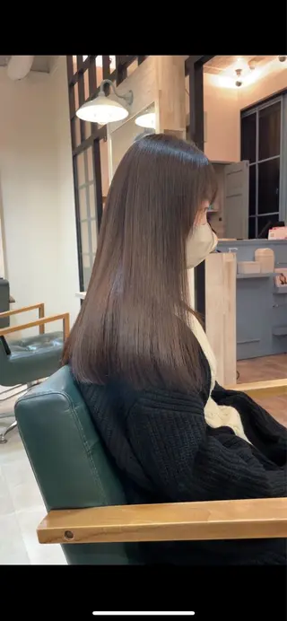 ロング 熊崎 樹のヘアスタイル