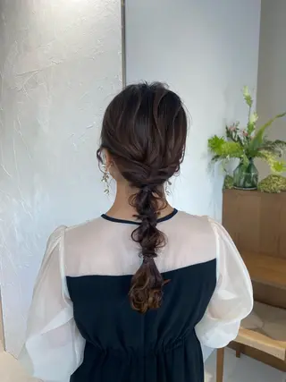 セミロング ヘアアレンジ STYLE 茅ヶ崎店のヘアスタイル