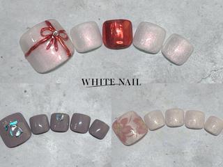 ネイル WHITE NAIL ホワイトネイルのネイルデザイン