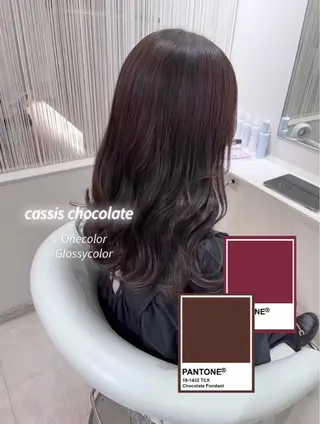 カラー ParveMix 森谷彩葉のヘアスタイル