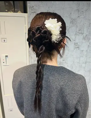 ヘアアレンジ ✨髪質改善カラー✨ ななみのヘアスタイル