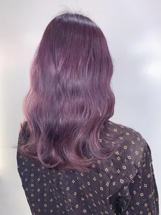 セミロング カラー 💘透明感カラー💘 沖本 将宏のヘアスタイル