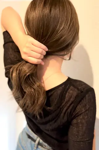 セミロング カラー 髪質改善専門店 BELDADのヘアスタイル