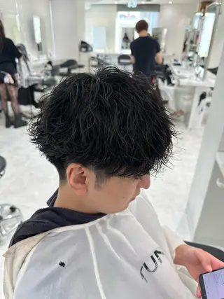 ショート パーマ メンズ 🐺韓国風メンズ特化 あさひ🐺のヘアスタイル