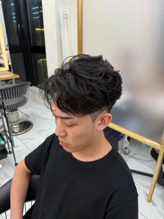メンズ メンズパーマ 本田 有里のヘアスタイル