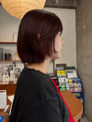 ショート カラー 永田 愛莉のヘアスタイル