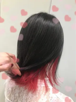 ミディアム カラー 新宿駅近♡個室 ♡関口三都季🌜のヘアスタイル