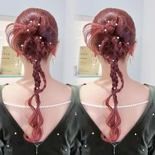 ロング ヘアアレンジ 透明感カラー💎✨/ 梅田/KUREAのヘアスタイル