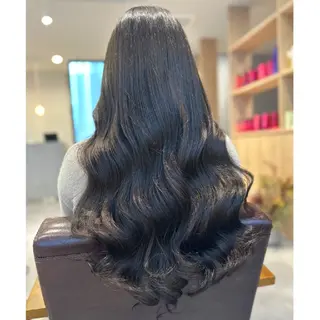 ロング カラー シールエクステ🎀 ホシノ🕒ユウカのヘアスタイル