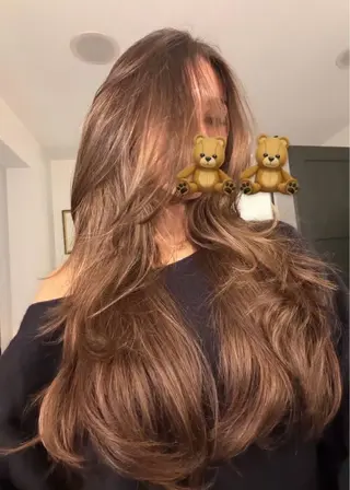 カラー 日住 風香のヘアスタイル