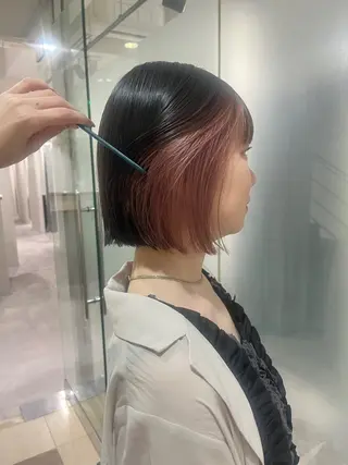 ショート Yurina 💖透明感カラー💖のヘアスタイル