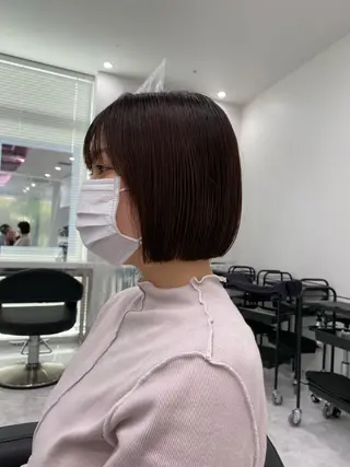 ショート カラー センターパート特化 井上健太のヘアスタイル