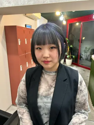 ショート カラー 梅田デザインカラー 🌈🏆ヒノキのヘアスタイル