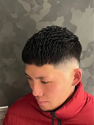 ショート メンズ 💈無料メンズカット 💈内田南風のヘアスタイル
