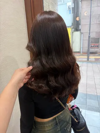 セミロング カラー 酒井 美輝のヘアスタイル