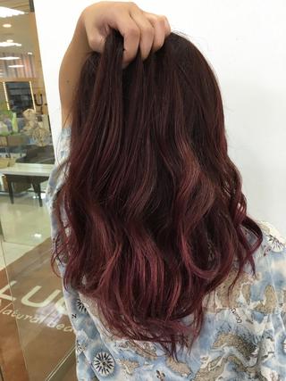 ロング 植田 敬太のヘアスタイル