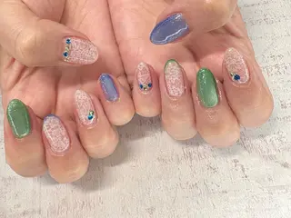 ネイル 𖡼 yumenoのネイルデザイン