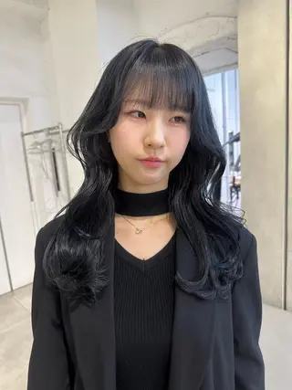 カラー 韓国ヘアメンズ・レデ ィース特化ミクのヘアスタイル