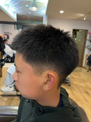 ショート メンズ キッズ 桂 孝太朗のヘアスタイル