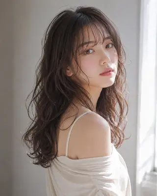 ロング 💎艶髪／縮毛特化 世麗💎のヘアスタイル