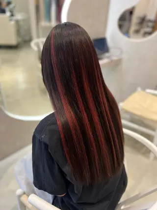 ロング 小池 夏美のヘアスタイル