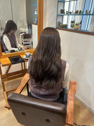 ロング カラー RINNO🌷透明感 カラー/髪質改善のヘアスタイル