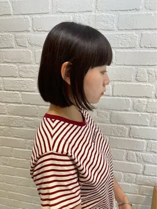 ショート カラー 似合わせボブ/モデル 様募集中！ツムギ🩵のヘアスタイル