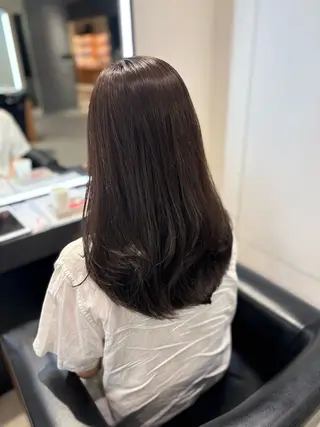 セミロング 髪質改善・水素カラー ARIA(ému)のヘアスタイル