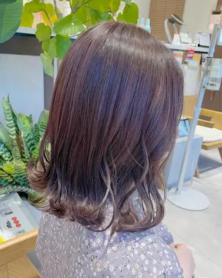 ミディアム カラー 高木 櫻のヘアスタイル