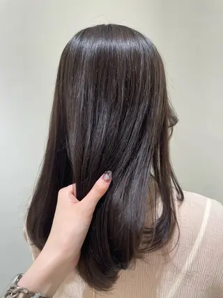 ミディアム 🎟ブリーチなし/艶 /暖色🎀くるみのヘアスタイル