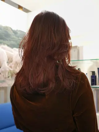 ロング カラー 🍊mai🍊 似合わせスタイル🌿のヘアスタイル