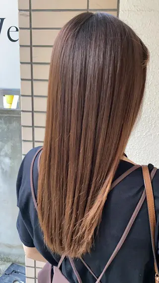 ロング パーマ 勝河 怜楊のヘアスタイル