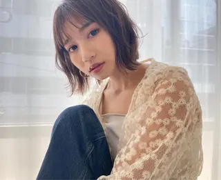 ショート カラー 夜23時まで予約🉑 reverieあきらのヘアスタイル