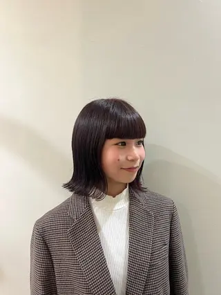 ミディアム カラー 🤎ボブ/ショート/ Rinka🤎のヘアスタイル