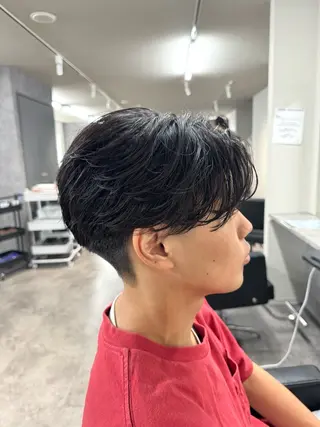 ミディアム パーマ メンズ 立川メンズ韓国ヘア |コーキ🇰🇷のヘアスタイル