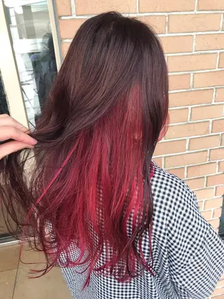ミディアム パーマ ヘアアレンジ メンズ キッズ ネイル マツエク・マツパ サロンドミルク 渋谷高比良のヘアスタイル