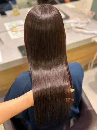 ロング 彩菜/透明感艶カラー /赤み消しカラーのヘアスタイル