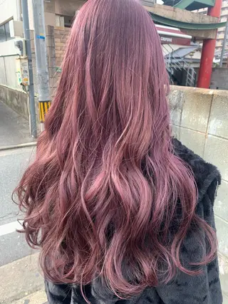 ロング カラー hubhair レイヤー/透明感のヘアスタイル
