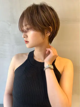ショート 石川直樹 似合わせカット✨のヘアスタイル