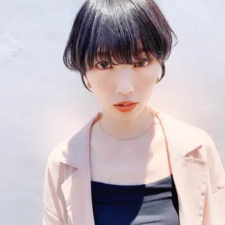 ショート カラー 中川 竜誠のヘアスタイル