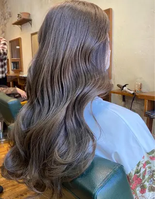 ミディアム カラー マンツーマン 美容師💚コウブチのヘアスタイル
