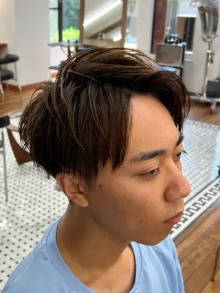 ショート メンズ メンズカット✂️ スキンフェード伊藤陸のヘアスタイル